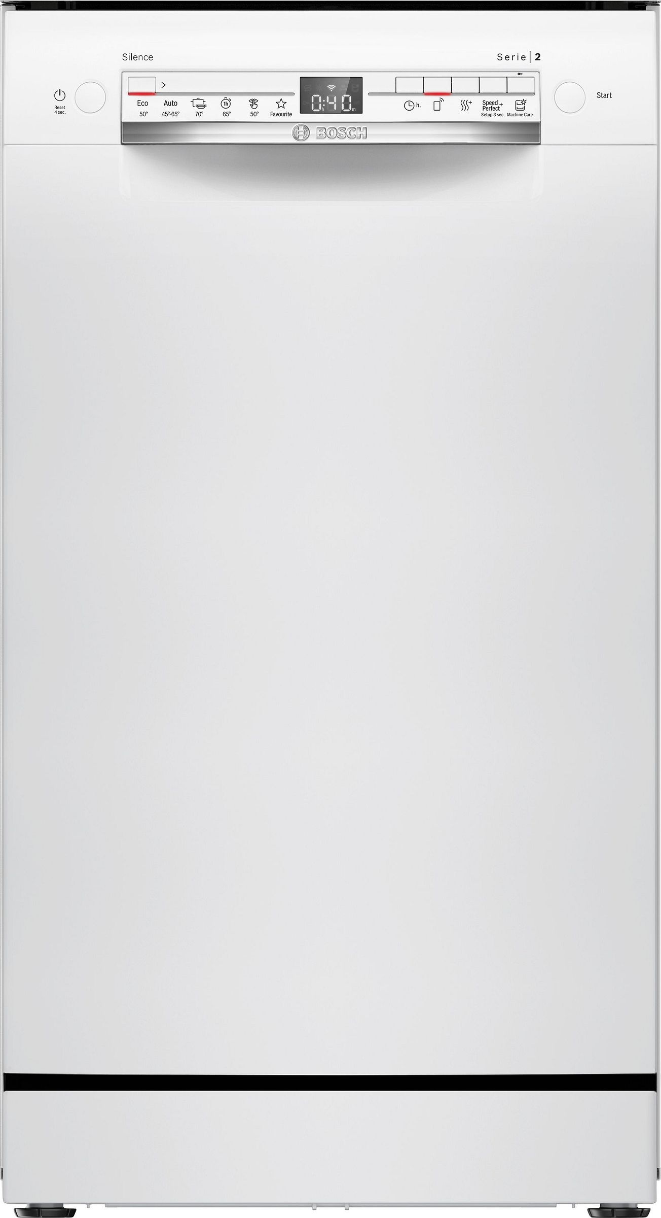 Lave vaisselle 45 cm BOSCH Connecté 10 couverts 46dB Blanc SPS2HKW55E