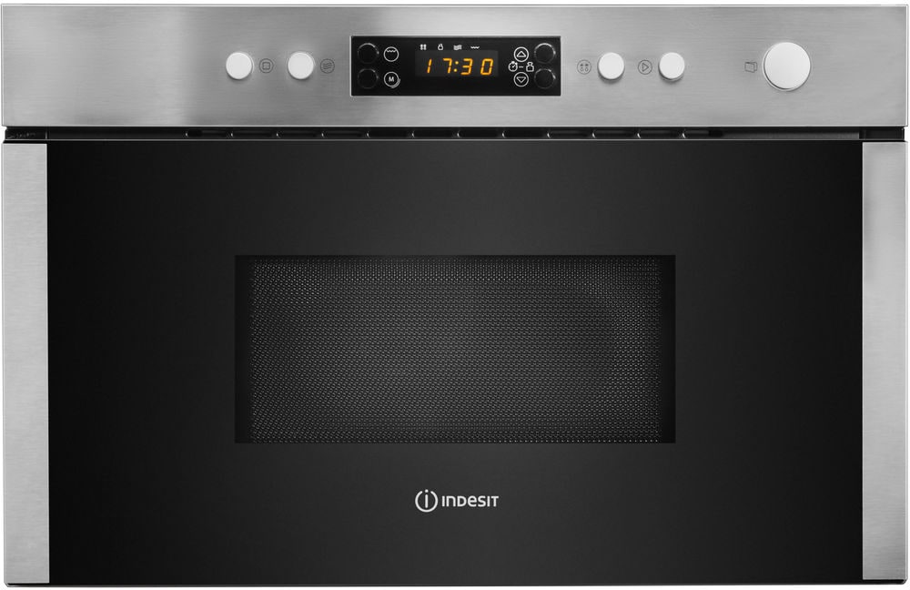 INDESIT Micro ondes Grill Encastrable 750W 22L Inox  MWI5213IX