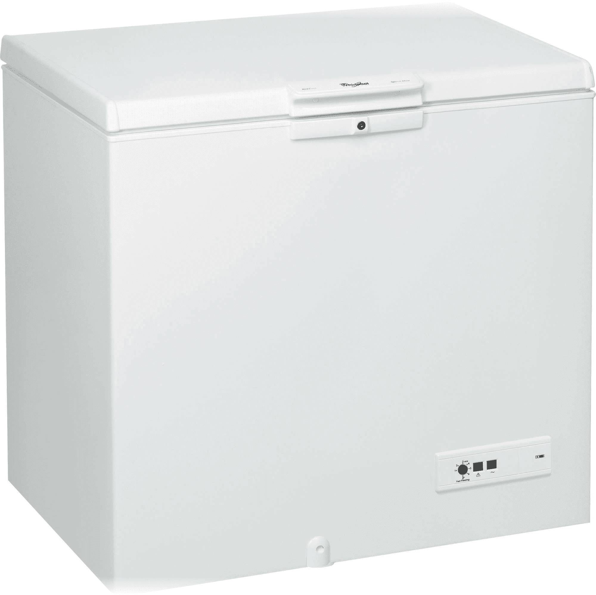WHIRLPOOL Congélateur coffre Froid statique 251L Blanc WHM251122 WHIRLPOOL Congélateur coffre Froid statique 251L Blanc WHM251122