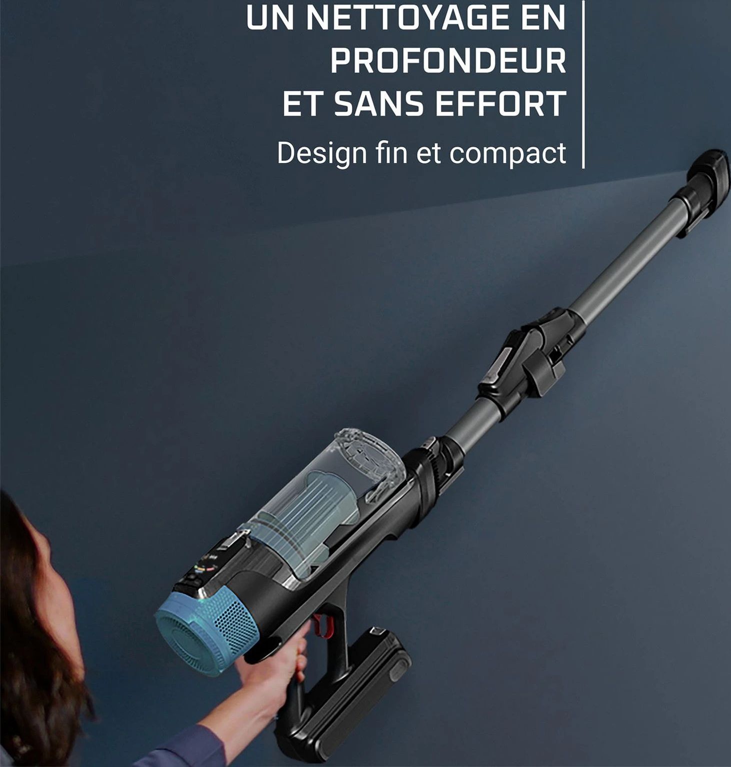Aspirateur balai ROWENTA X-force Flex 90min Noir - RH9BC1WO