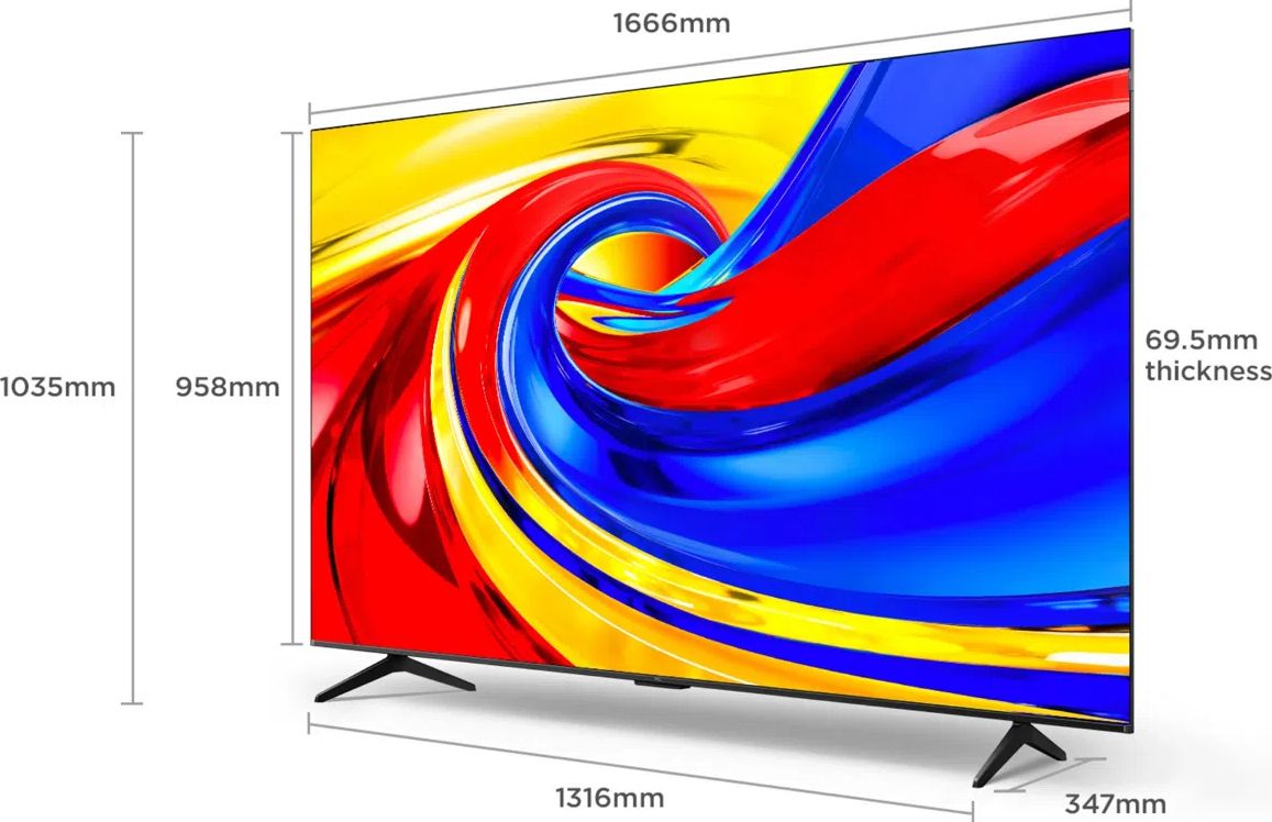 TV QLED 4K 189 cm TCL  - 75P7L