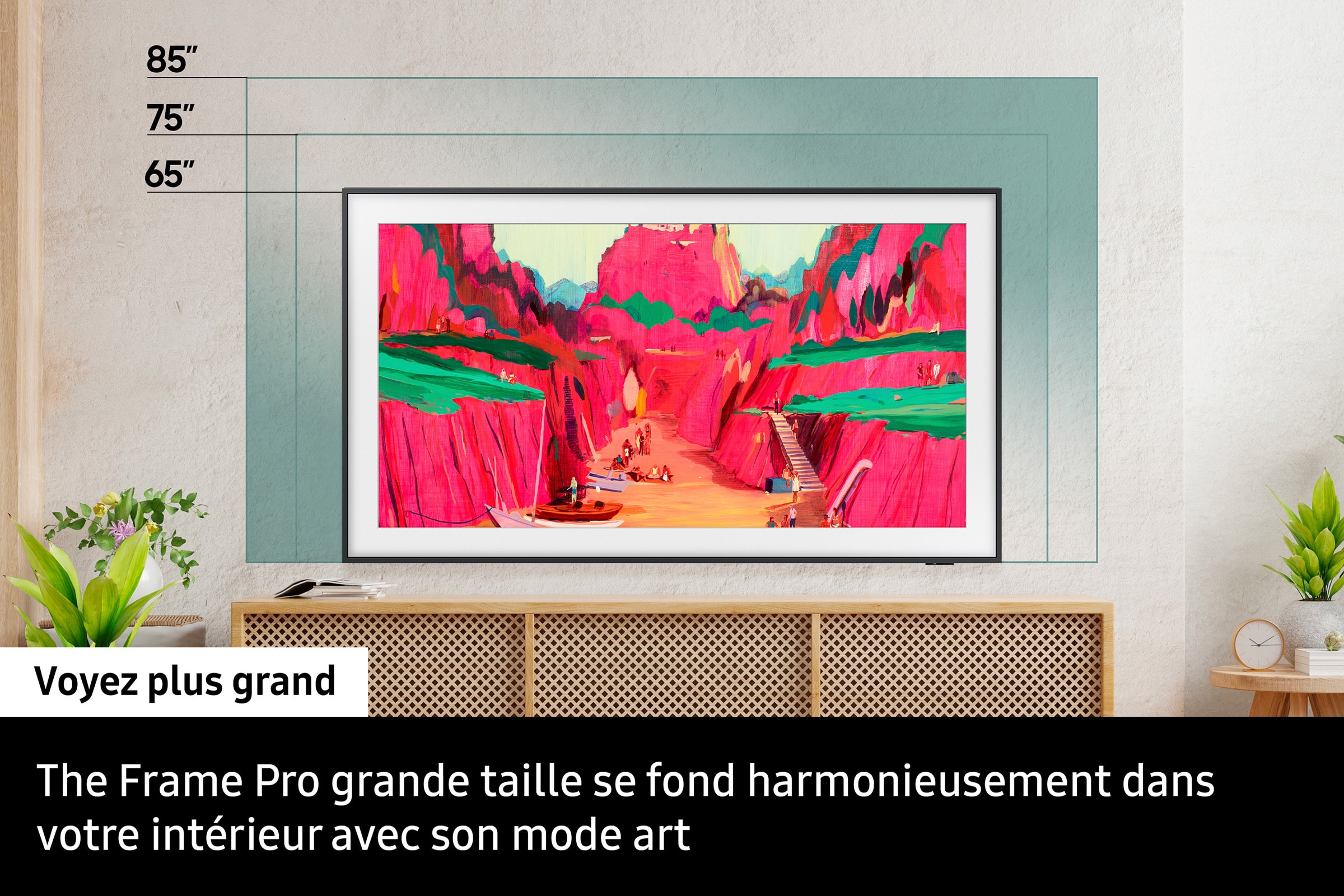TV Neo QLED 4K 163 cm SAMSUNG - TQ65LS03FW TV Neo QLED 4K 163 cm SAMSUNG - TQ65LS03FW