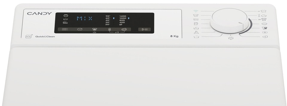Lave linge Top CANDY - TCA483D2-S Lave linge Top CANDY - TCA483D2-S