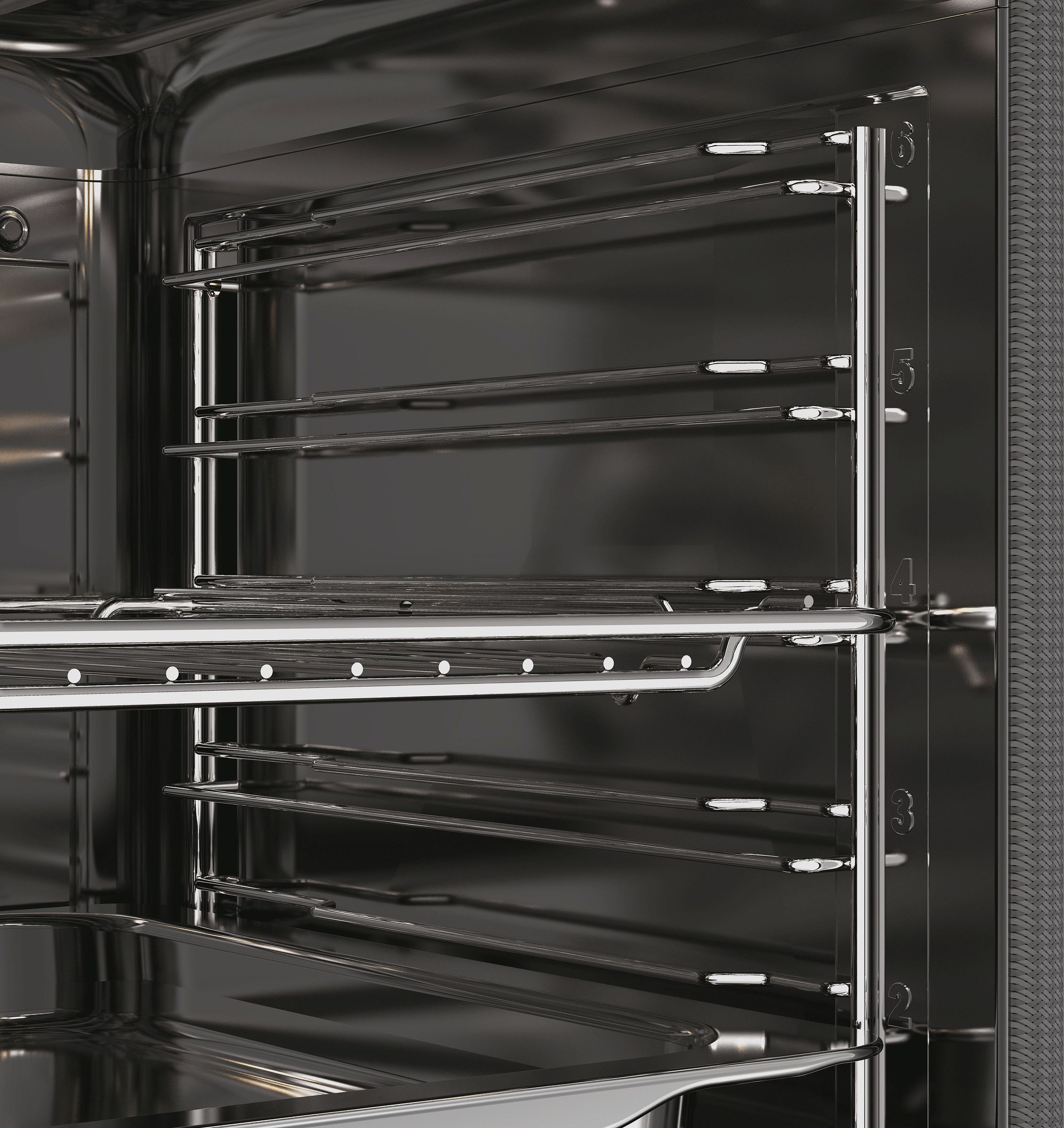 Four encastrable pyrolyse ROSIERES Chaleur pulsée 78 L Noir Inox - RO6H5G3YTX
