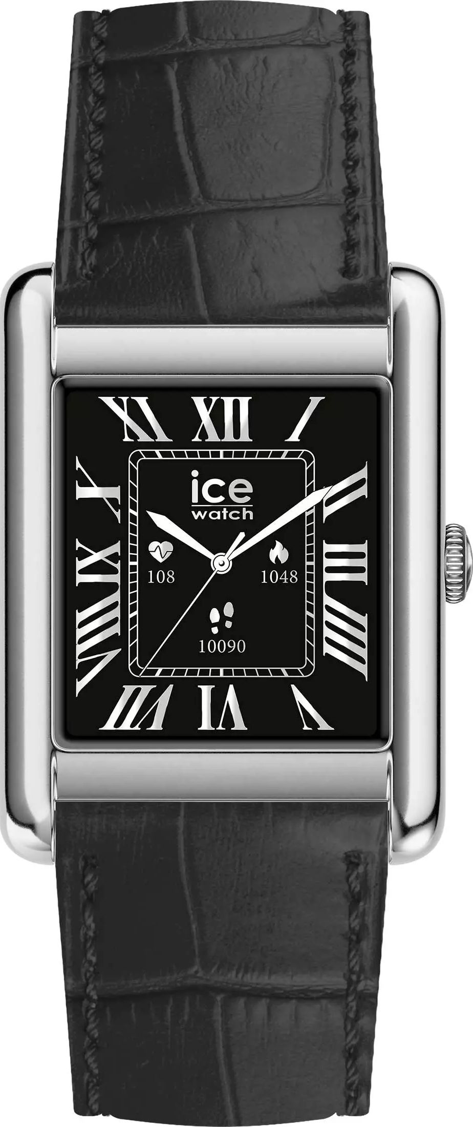 Montre connectée ICE WATCH Ice Smart Tks 2.0 1.41'' Bluetooth Noir SMARTTK2SILVBKCROCO