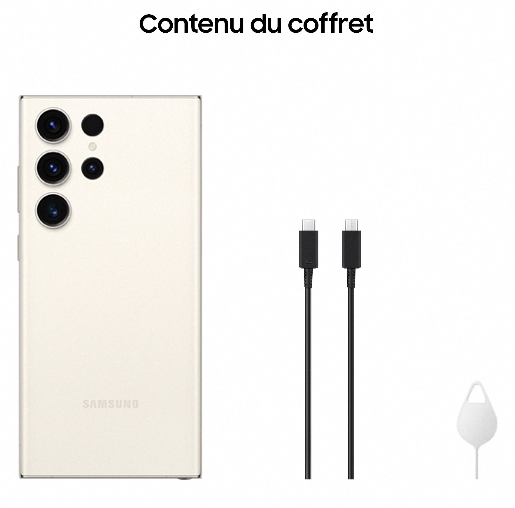 Smartphone SAMSUNG Galaxy S23 Ultra 5G 512Go Crème - GALAXY-S23U-512CREME Smartphone SAMSUNG Galaxy S23 Ultra 5G 512Go Crème - GALAXY-S23U-512CREME