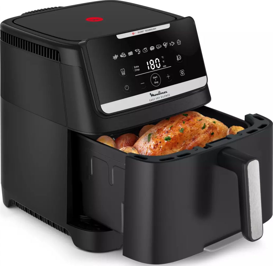 Friteuse à air chaud MOULINEX AirFryer 7L 1800W Couvercle transparent - EZ8428F0
