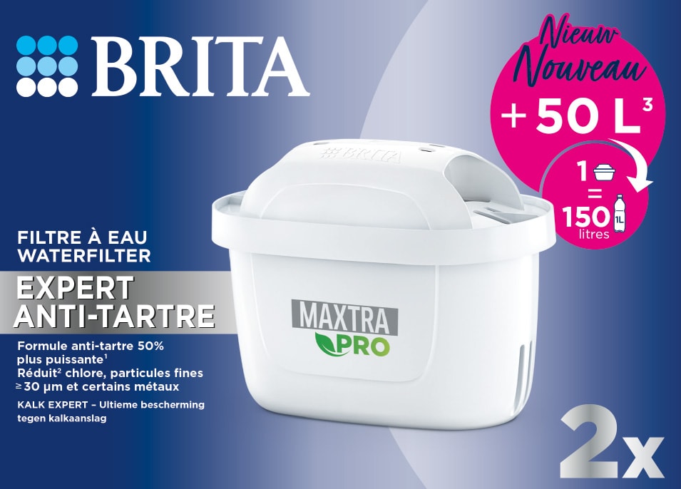 Pack de cartouches filtrantes BRITA FRANCE 2 2 mois 1050428
