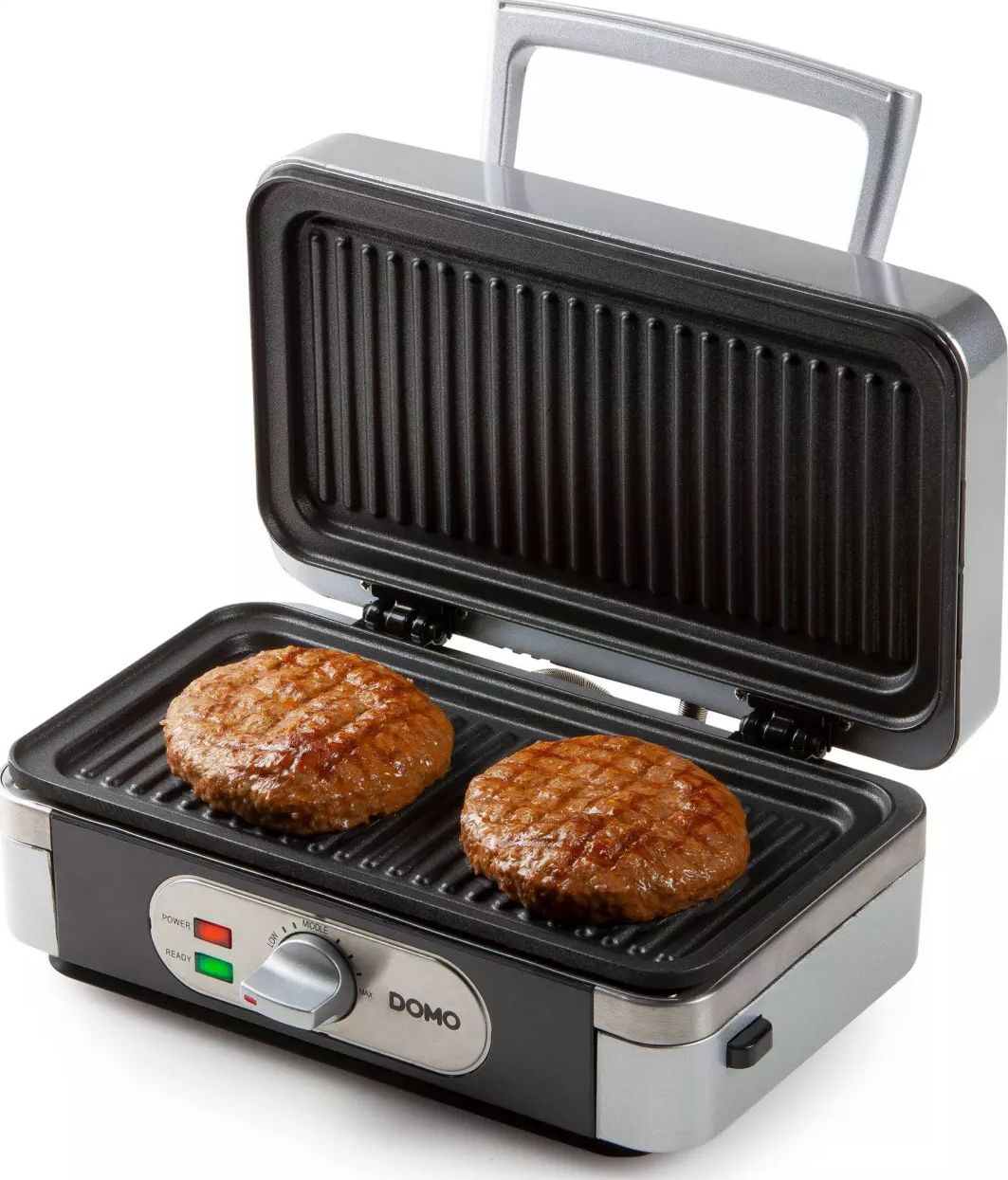 Gaufrier DOMO Plaques interchangeables 1000W Gris - DO9136C