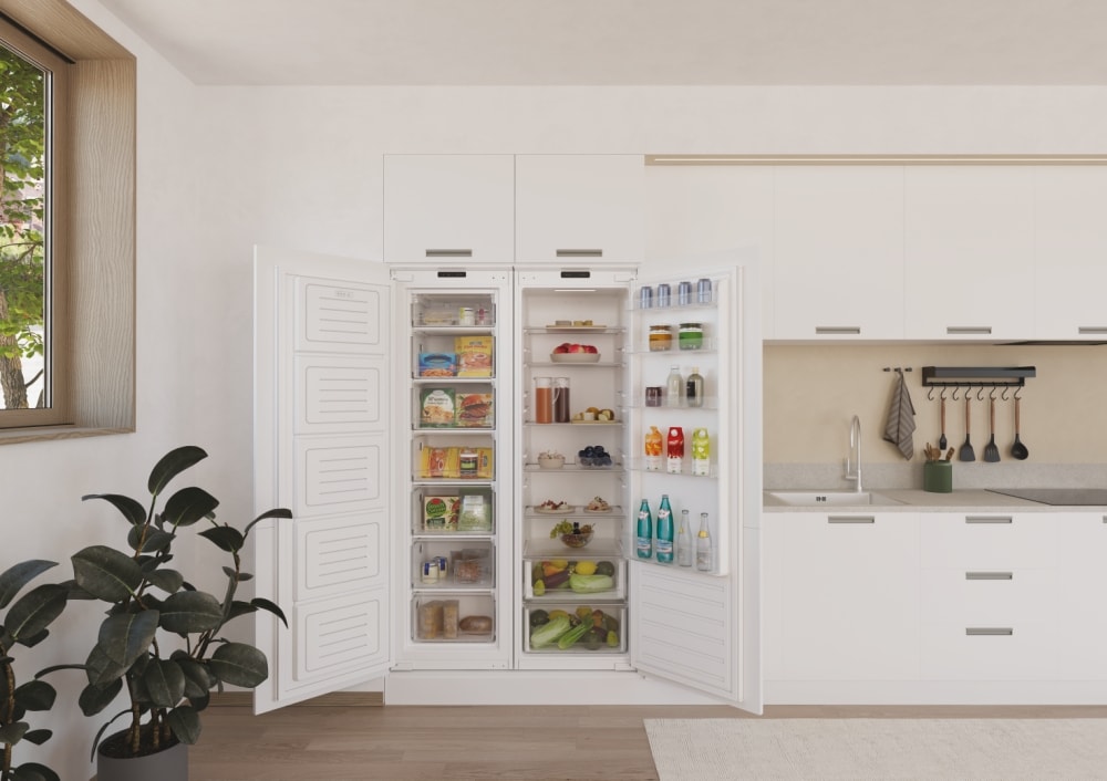 Réfrigérateur encastrable 1 porte CANDY 316L Froid statique Blanc - CMS518EW