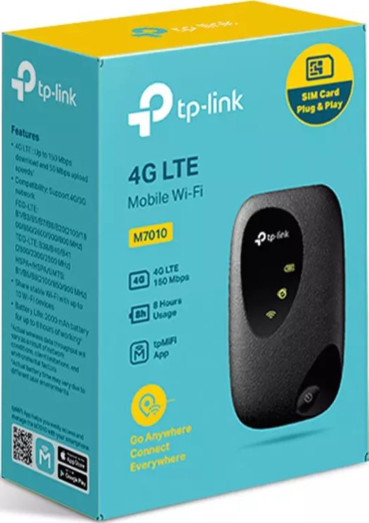 Routeur TP-LINK 4G LTE 150Mbit/s 10 appareils 8h - M7010