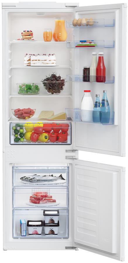 BEKO Réfrigérateur congélateur encastrable Froid statique No Frost 262L  - BCHA275K3SN