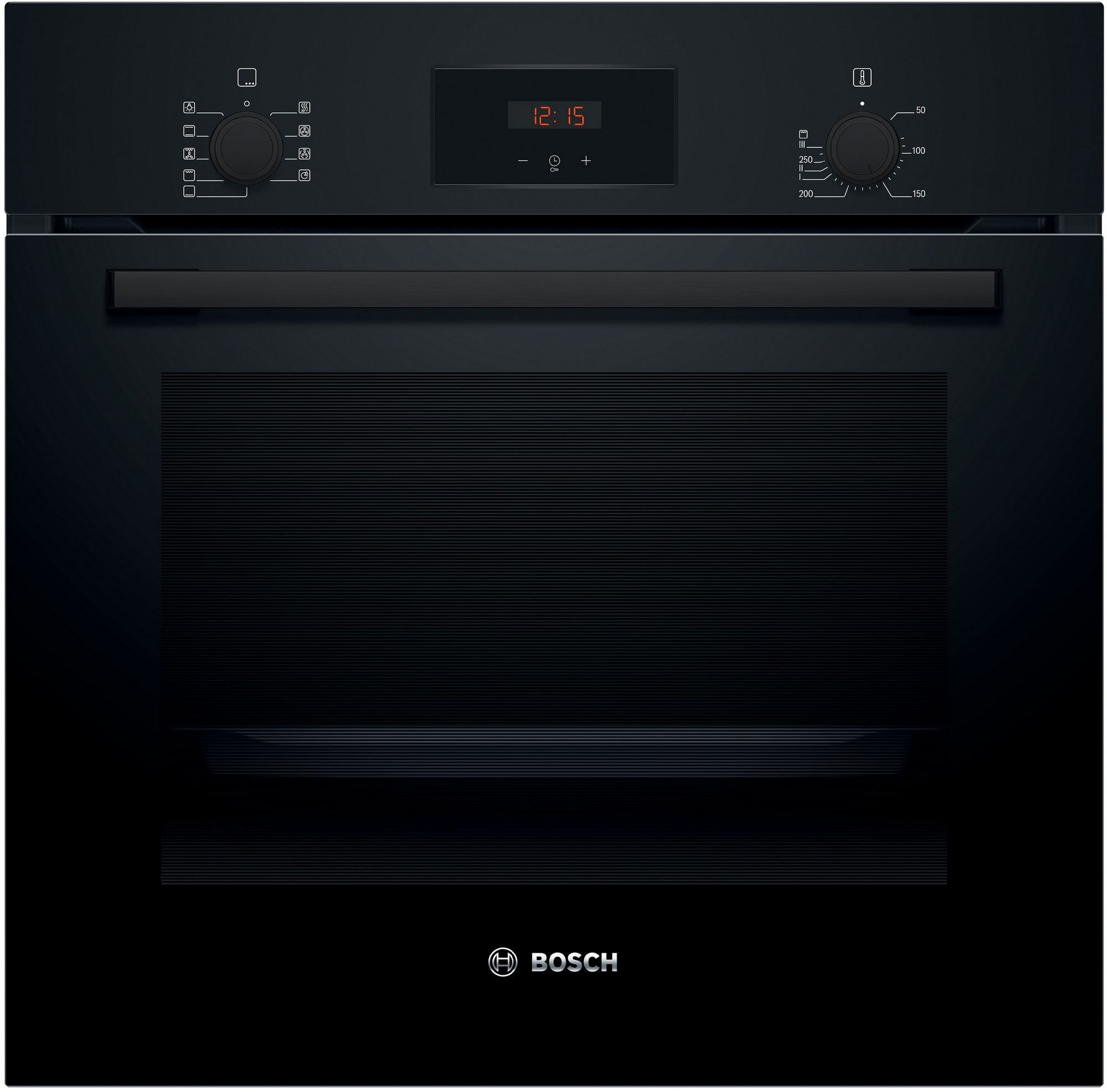 Four encastrable EcoClean BOSCH Chaleur tournante 66L Noir HBF134EB2