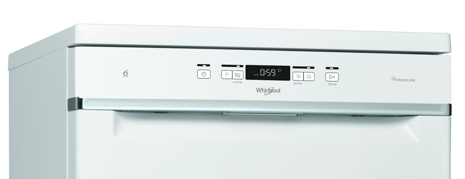 Lave vaisselle 60 cm WHIRLPOOL 6ème sens Natural Dry 42dB 14 couverts - WFC3C33PF