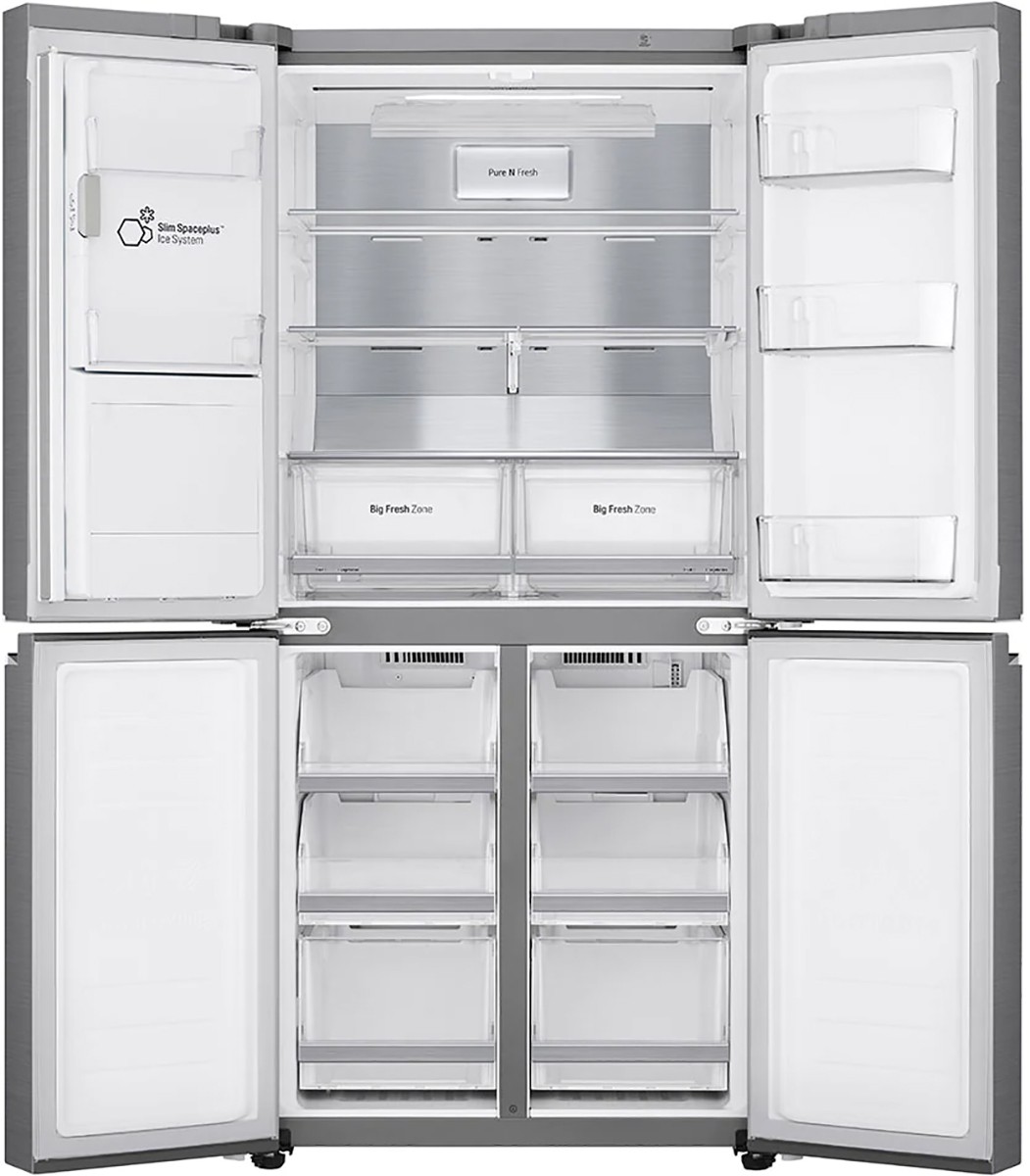 LG Réfrigérateur 4 portes Total No Frost 506L Inox - GML844PZ6F
