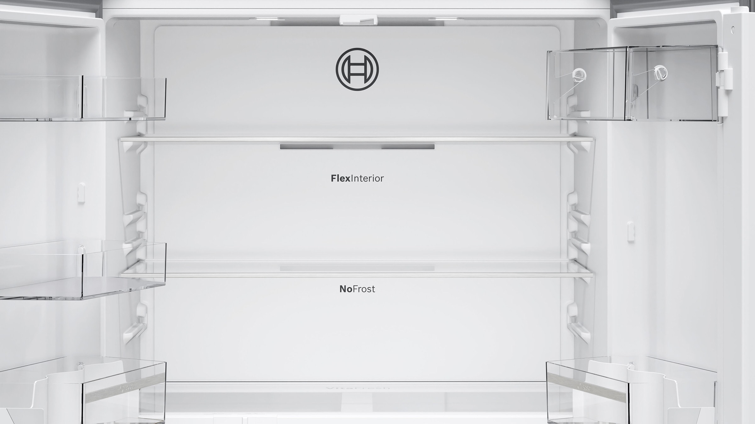 Réfrigérateur 4 portes BOSCH Série 4, Froid No Frost, 605L, Inox - KFN96VPEA Réfrigérateur 4 portes BOSCH Série 4, Froid No Frost, 605L, Inox - KFN96VPEA