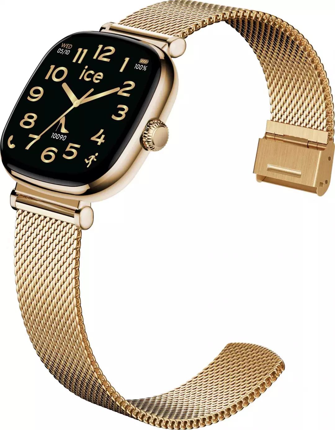 Montre connectée ICE WATCH Ice Smart SQ 2.0 37mm Bluetooth Or - ICESMARTSQ2GOLDMILAN