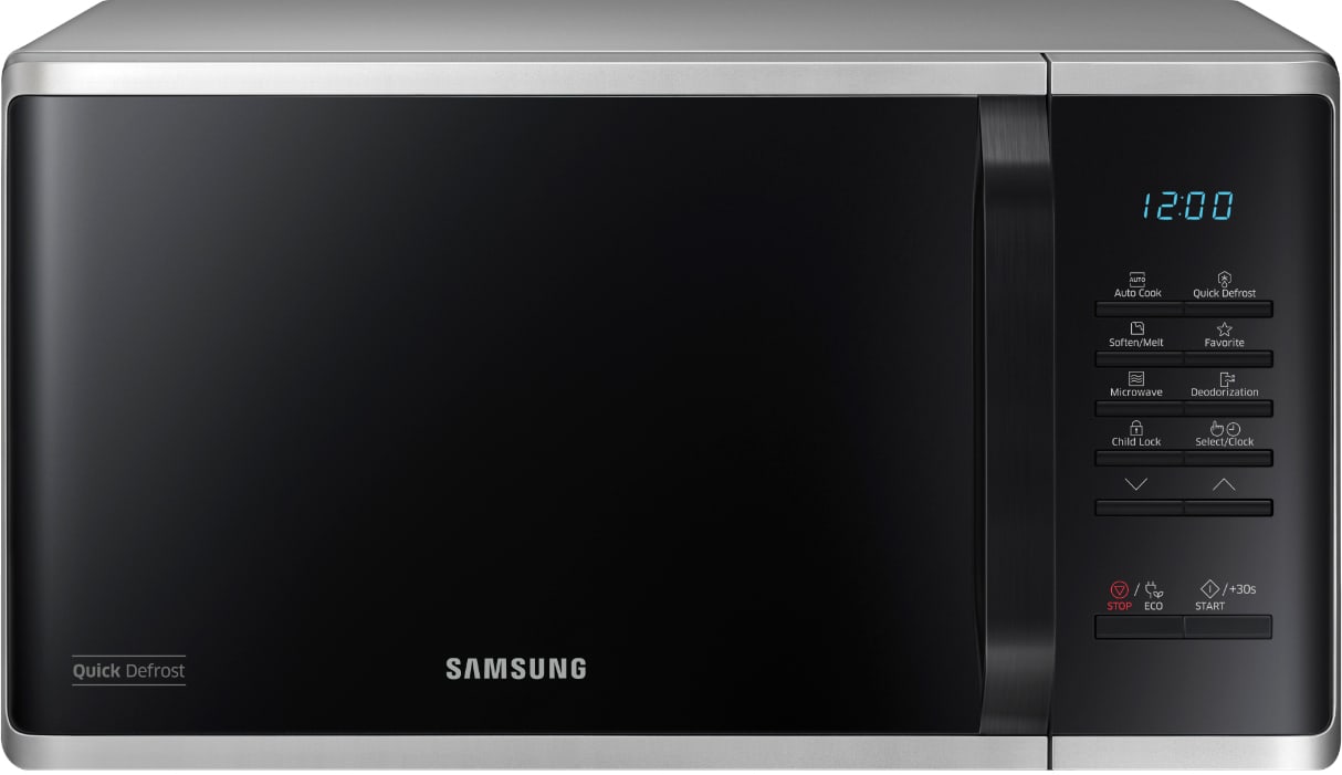 SAMSUNG Micro ondes Quick Defrost 1150W 23L Gris - MS23K3513ASEF