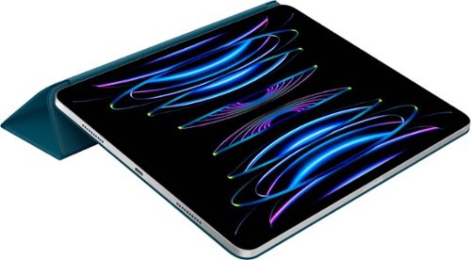 APPLE Housse iPad Smart Folio iPad Pro 12.9 6ème géneration Bleu - MQDW3ZM
