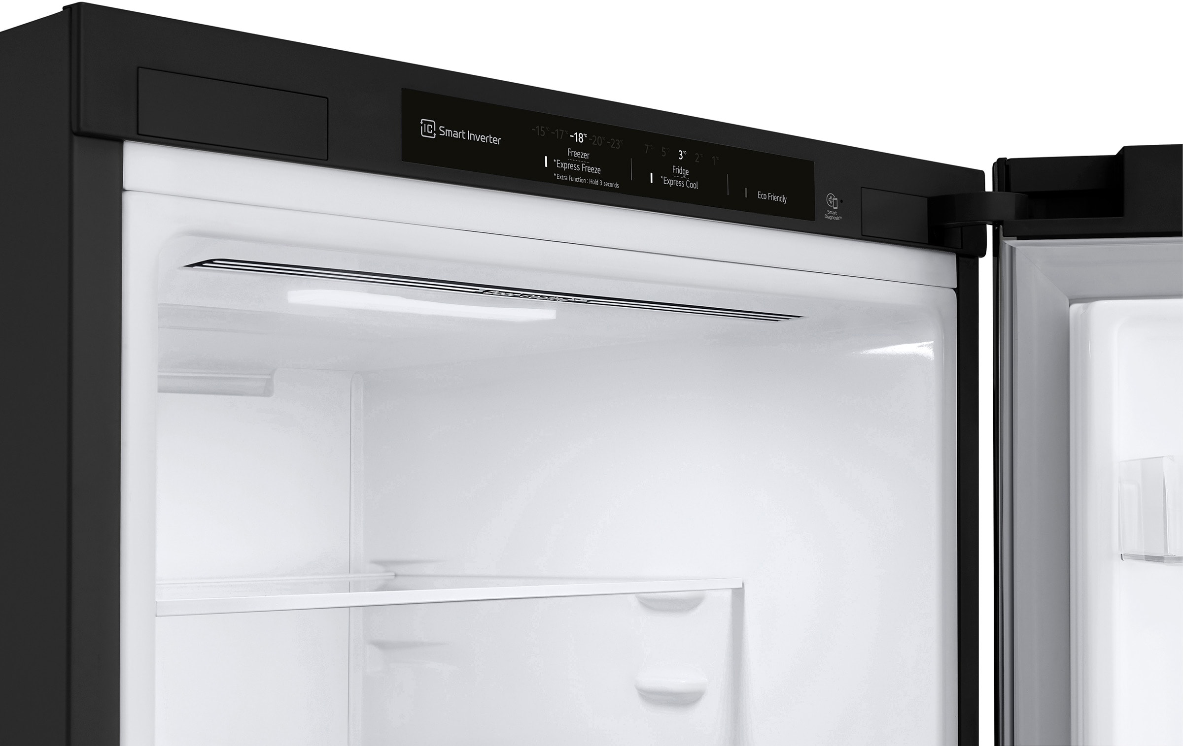 Réfrigérateur congélateur bas LG , Froid No Frost, 344L, Noir - GBV3100DEP Réfrigérateur congélateur bas LG , Froid No Frost, 344L, Noir - GBV3100DEP