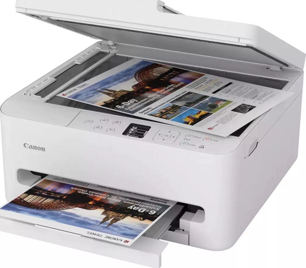 Imprimante multifonction jet d'encre CANON Recto-Verso Chargeur auto Wi-Fi Blanc - TS7550IWH