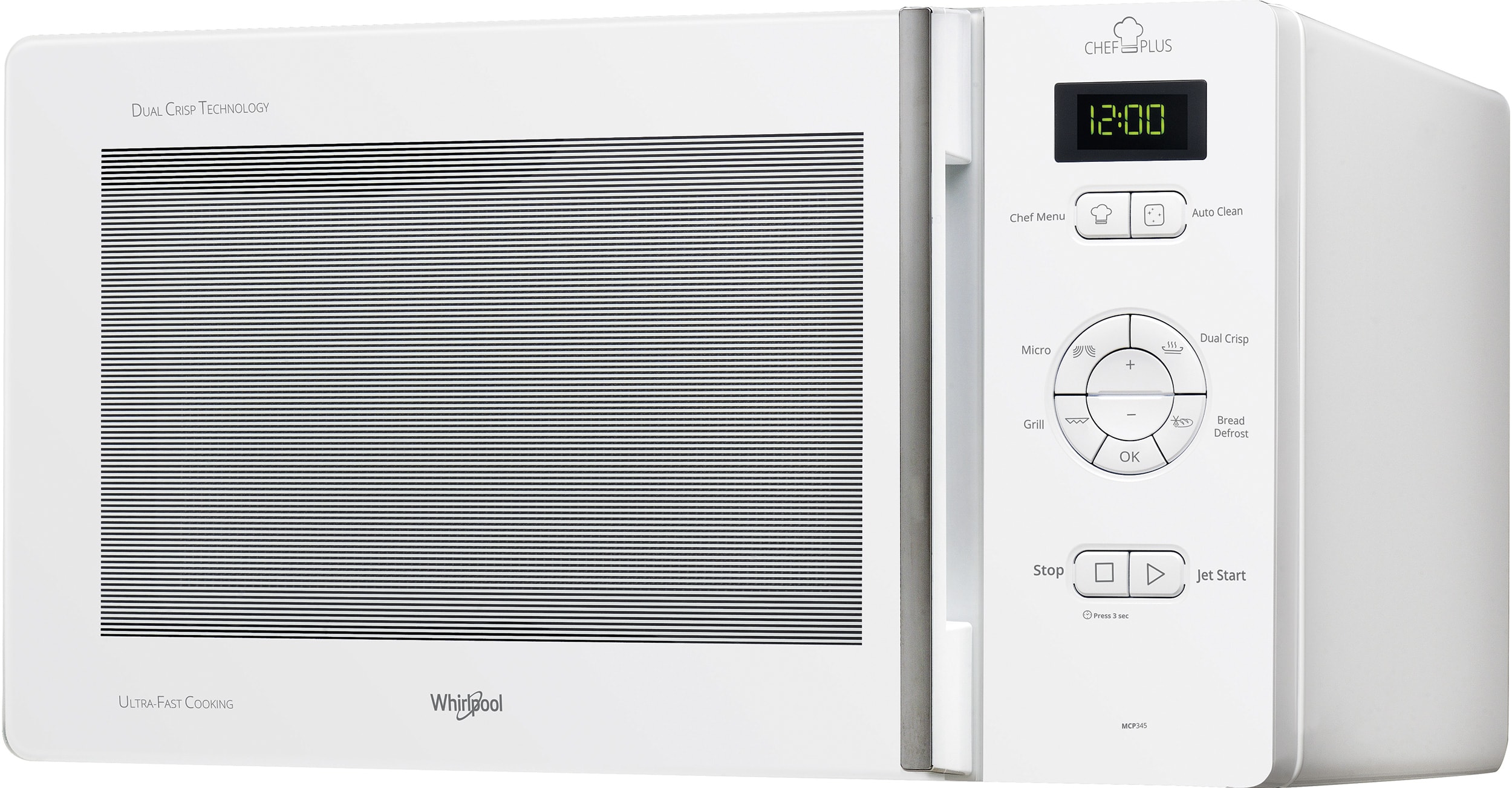 Micro ondes Grill WHIRLPOOL 25L 800W MCP345WH