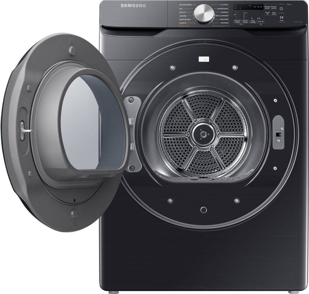 SAMSUNG Sèche linge Condensation Pompe à Chaleur Hybride 16kg Noir - DV16T8520BV/EF