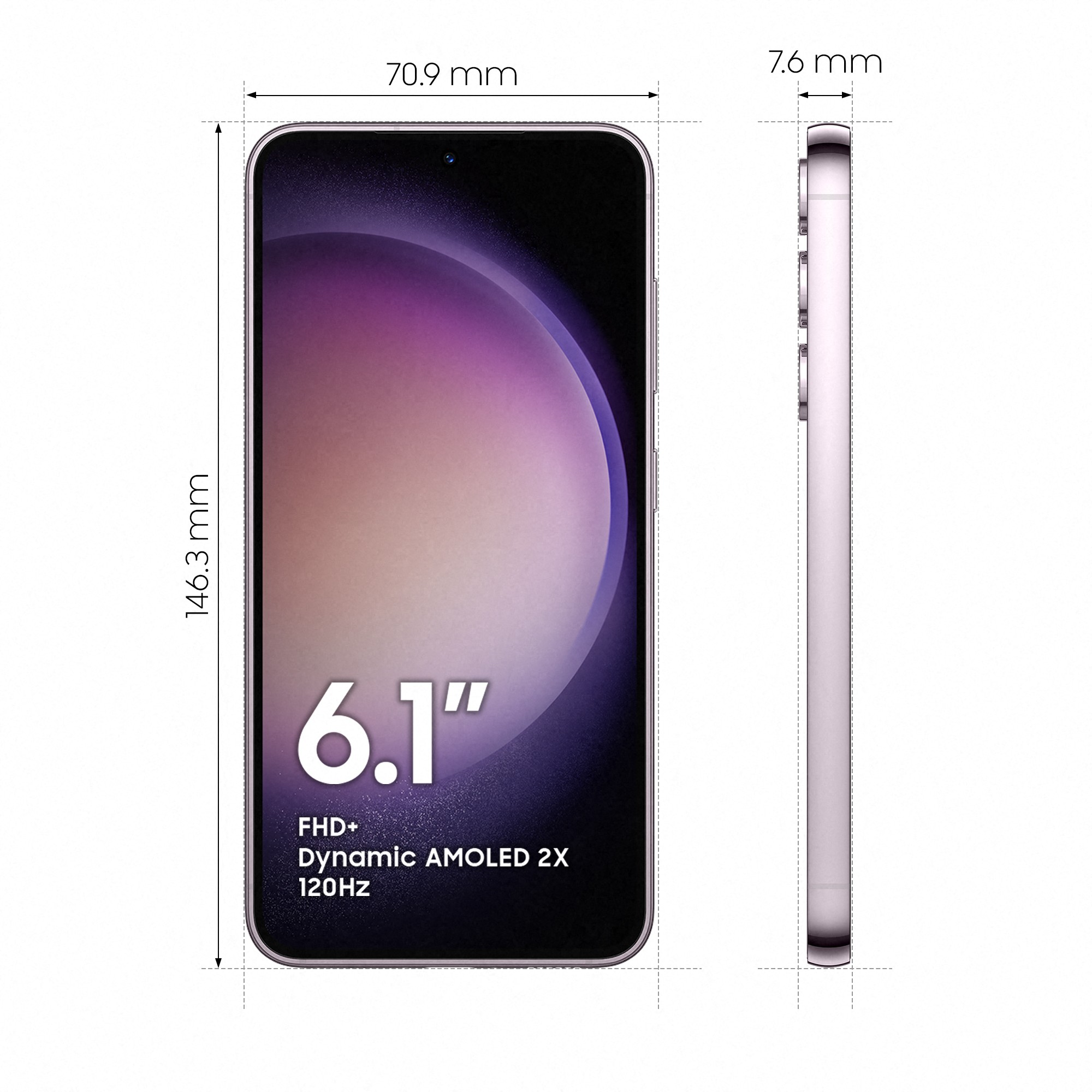 Smartphone SAMSUNG Galaxy S23+ 5G 256Go Lavande - GALAXY-S23P-256LAVDE Smartphone SAMSUNG Galaxy S23+ 5G 256Go Lavande - GALAXY-S23P-256LAVDE