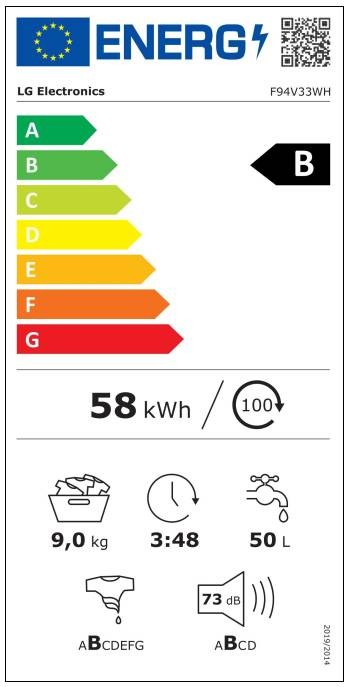 LG Lave linge Frontal AI Direct Drive 9kg