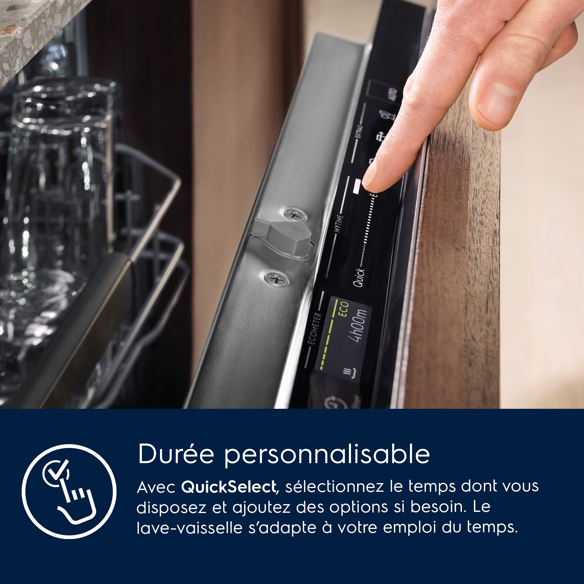 Lave vaisselle tout integrable 60 cm ELECTROLUX Série 600 SatelliteClean 14 couverts - EEM48300L Lave vaisselle tout integrable 60 cm ELECTROLUX Série 600 SatelliteClean 14 couverts - EEM48300L