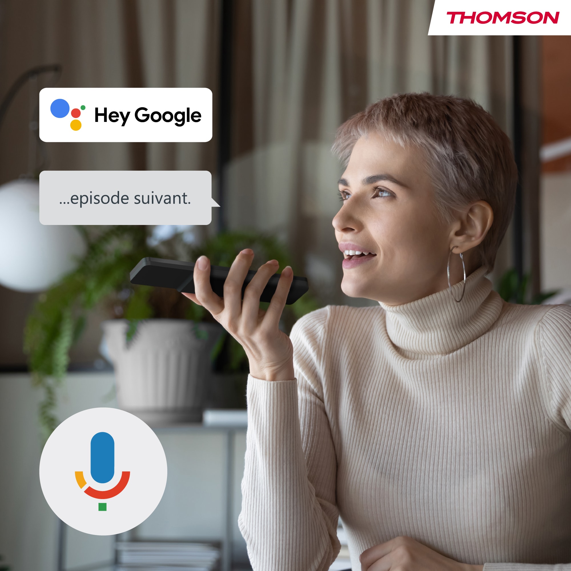 TV LED 60 cm THOMSON Google TV 60 Hz 24" - 24HG2S15CW