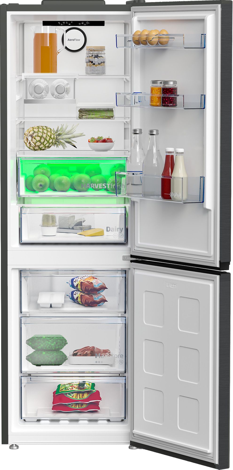 Réfrigérateur congélateur bas BEKO  - B7RCNE367HG