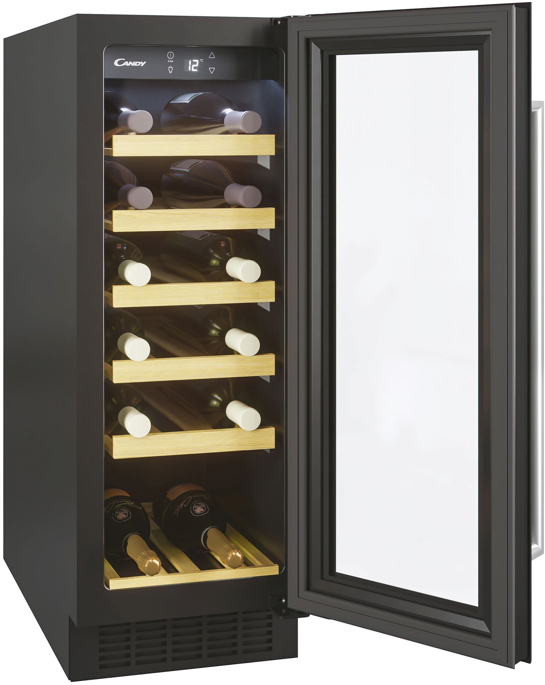 Cave à vin encastrable de service CANDY 20 bouteilles Noir - CCVB30/1