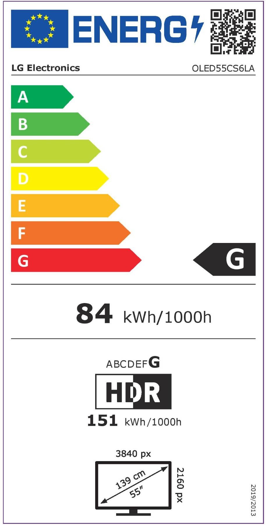 TV OLED 4K 139 cm LG - OLED55CS6 TV OLED 4K 139 cm LG - OLED55CS6