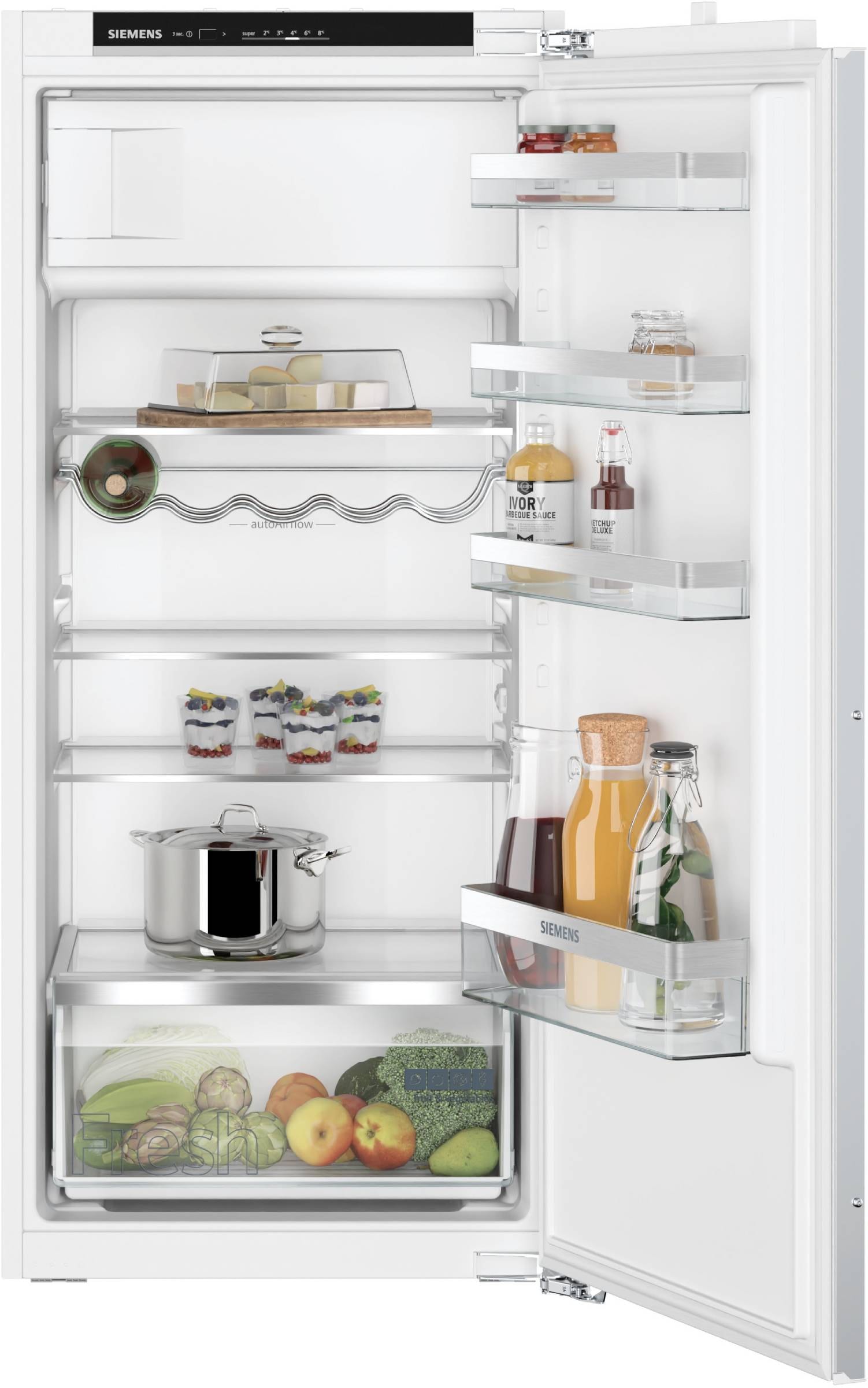 Réfrigérateur encastrable 1 porte SIEMENS 187L Froid statique Blanc KI42LVFE0