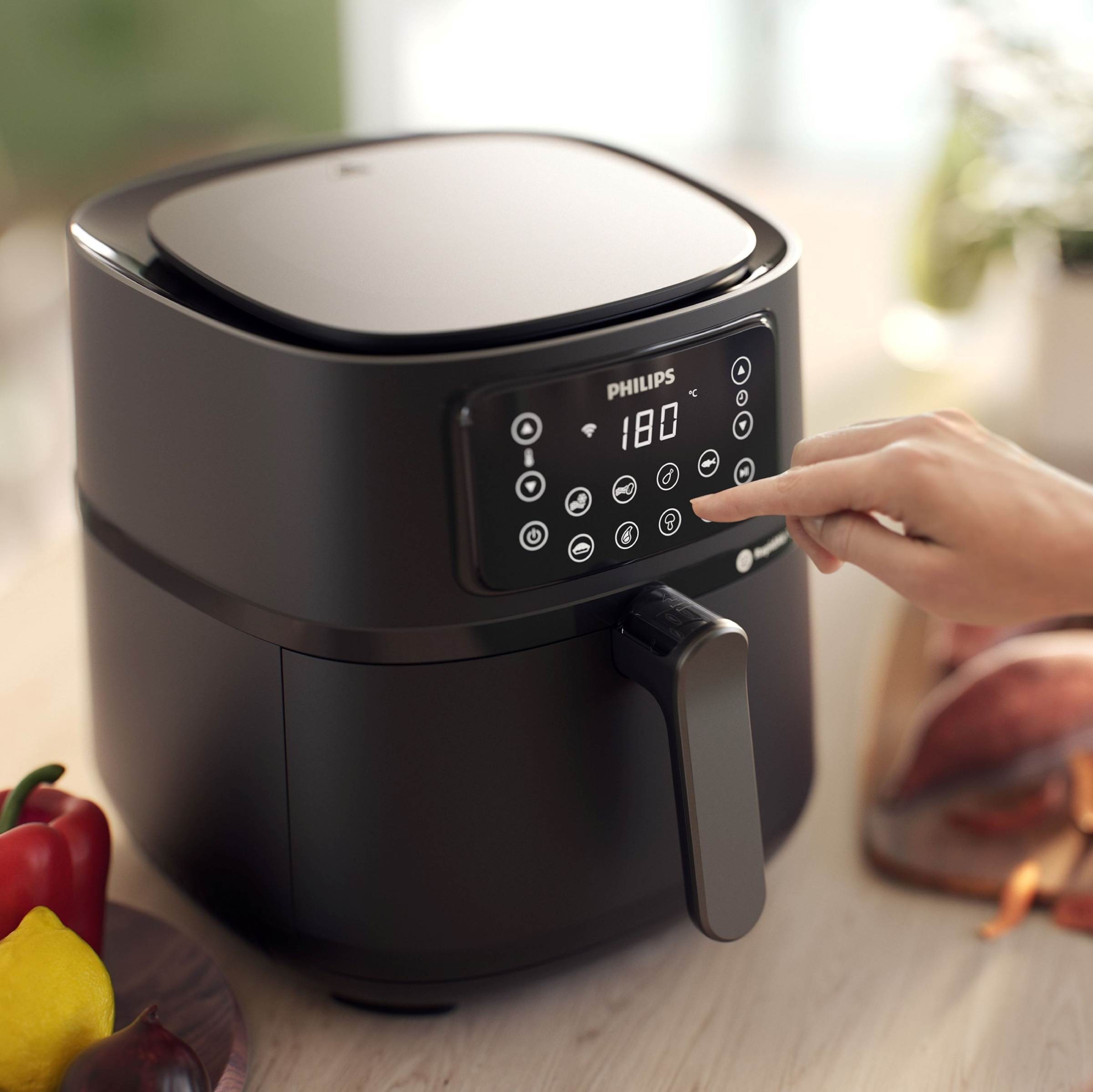 Friteuse à air chaud PHILIPS Air Fryer 2000W 1.4kg - HD9285/93 Friteuse à air chaud PHILIPS Air Fryer 2000W 1.4kg - HD9285/93