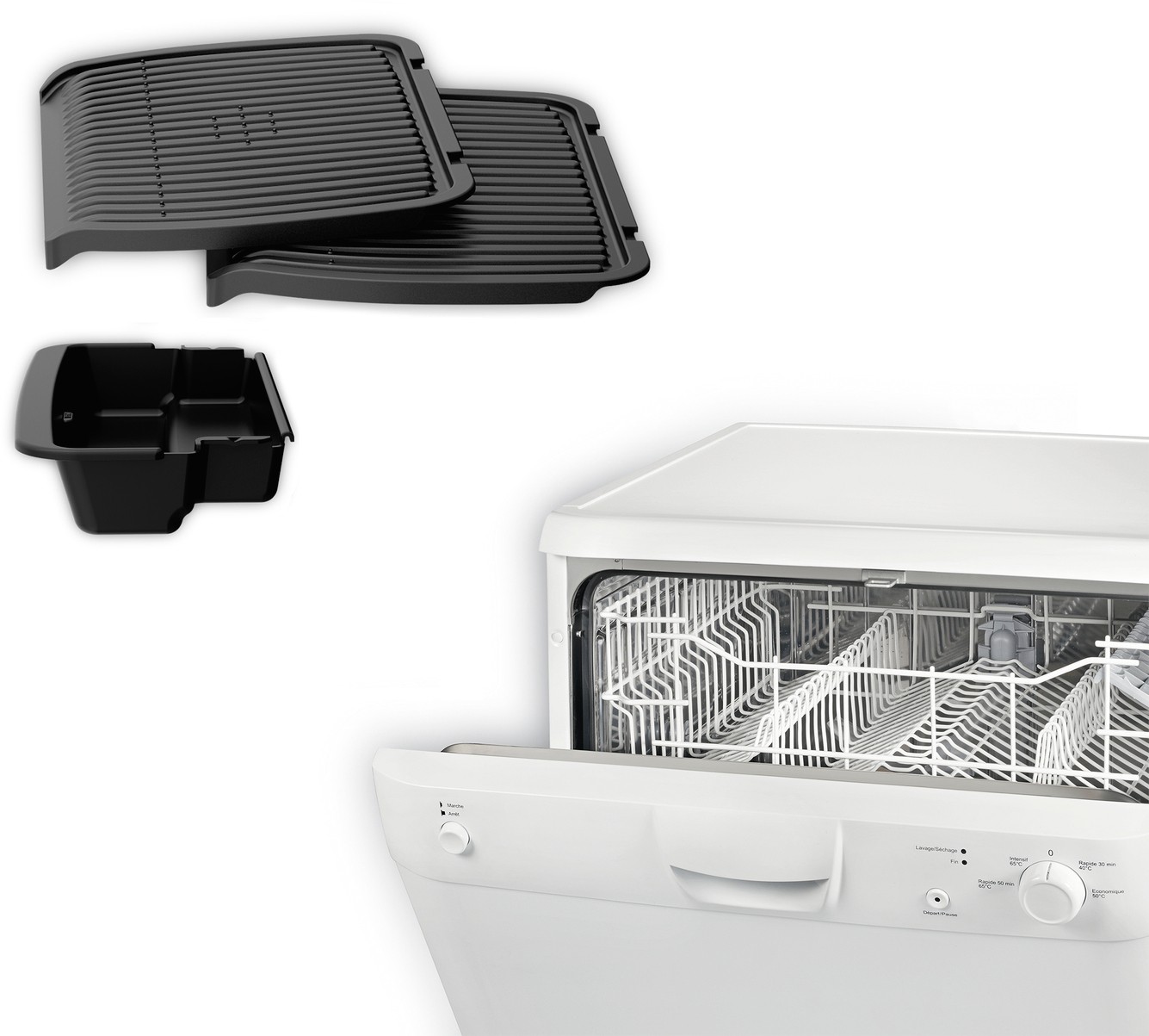 Grill viandes TEFAL Opti Grill Elite 12 programmes 2000W - GC750D12 Grill viandes TEFAL Opti Grill Elite 12 programmes 2000W - GC750D12