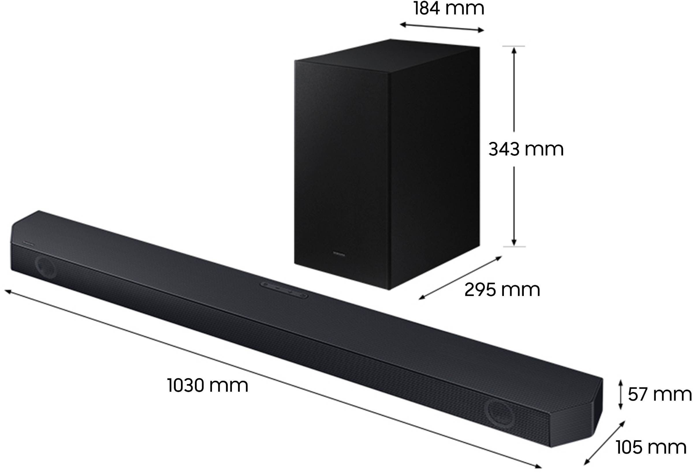 SAMSUNG Barre de son Q-Series HW-Q60C 3.1ch Dolby Atmos - HW-Q60C