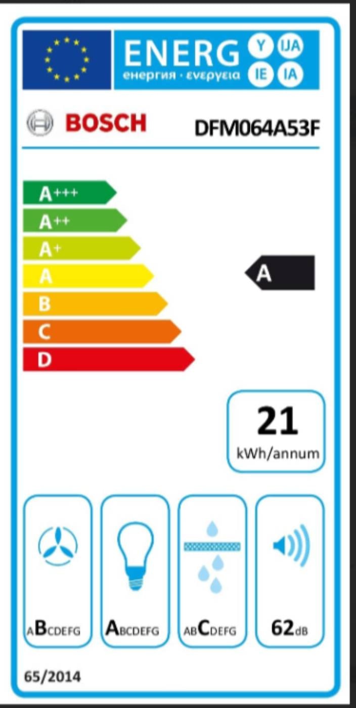 Hotte tiroir BOSCH - DFM064A53F Hotte tiroir BOSCH - DFM064A53F