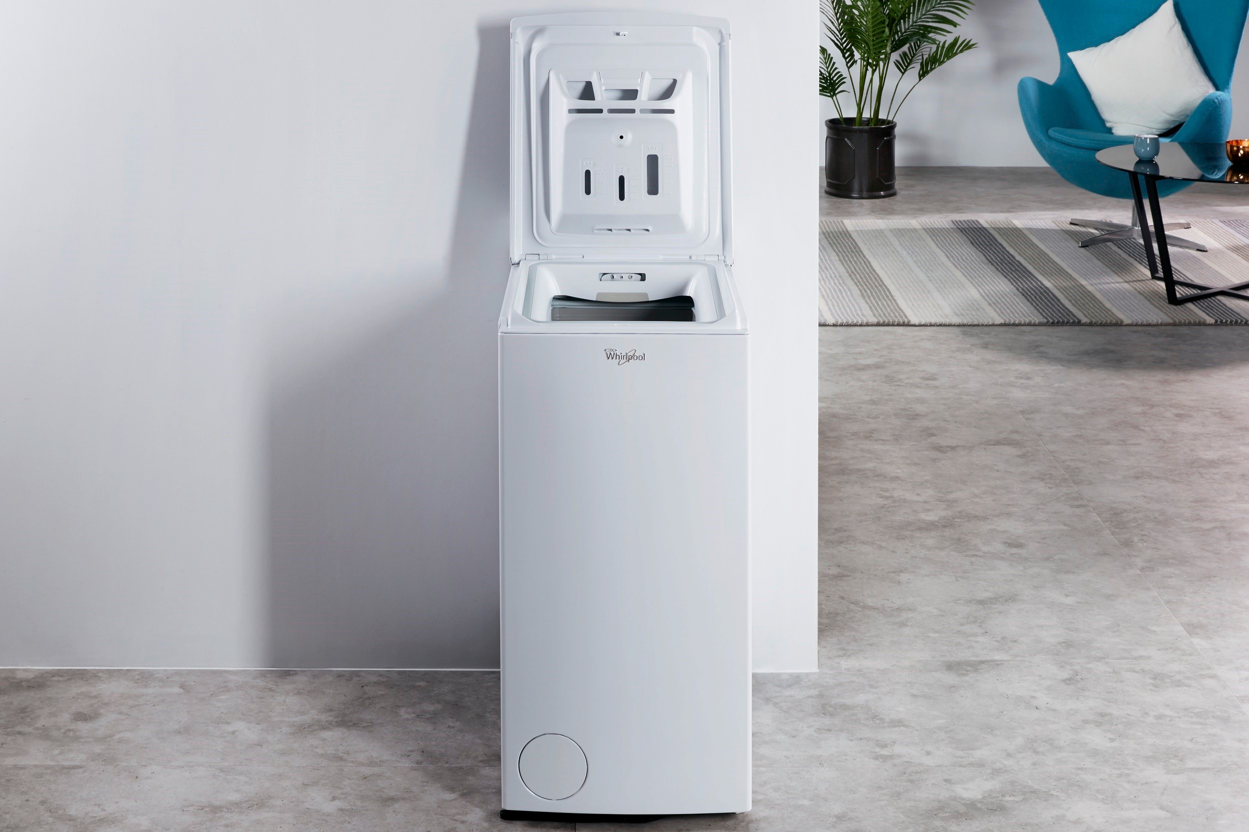 Lave linge Top WHIRLPOOL 6ème Sens Moteur Zen 1200 trs/mn 6.5kg - TDLRB65242BSFRN