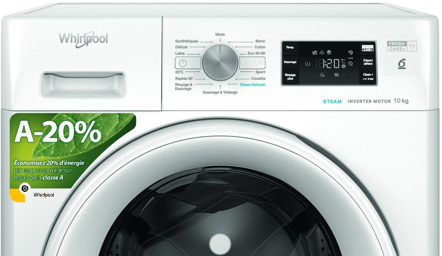 Lave linge Frontal WHIRLPOOL  - FFB10489WVFR