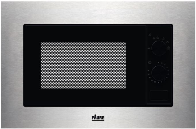 FAURE Micro ondes Encastrable 700W 17L Inox  - FMSN5SX