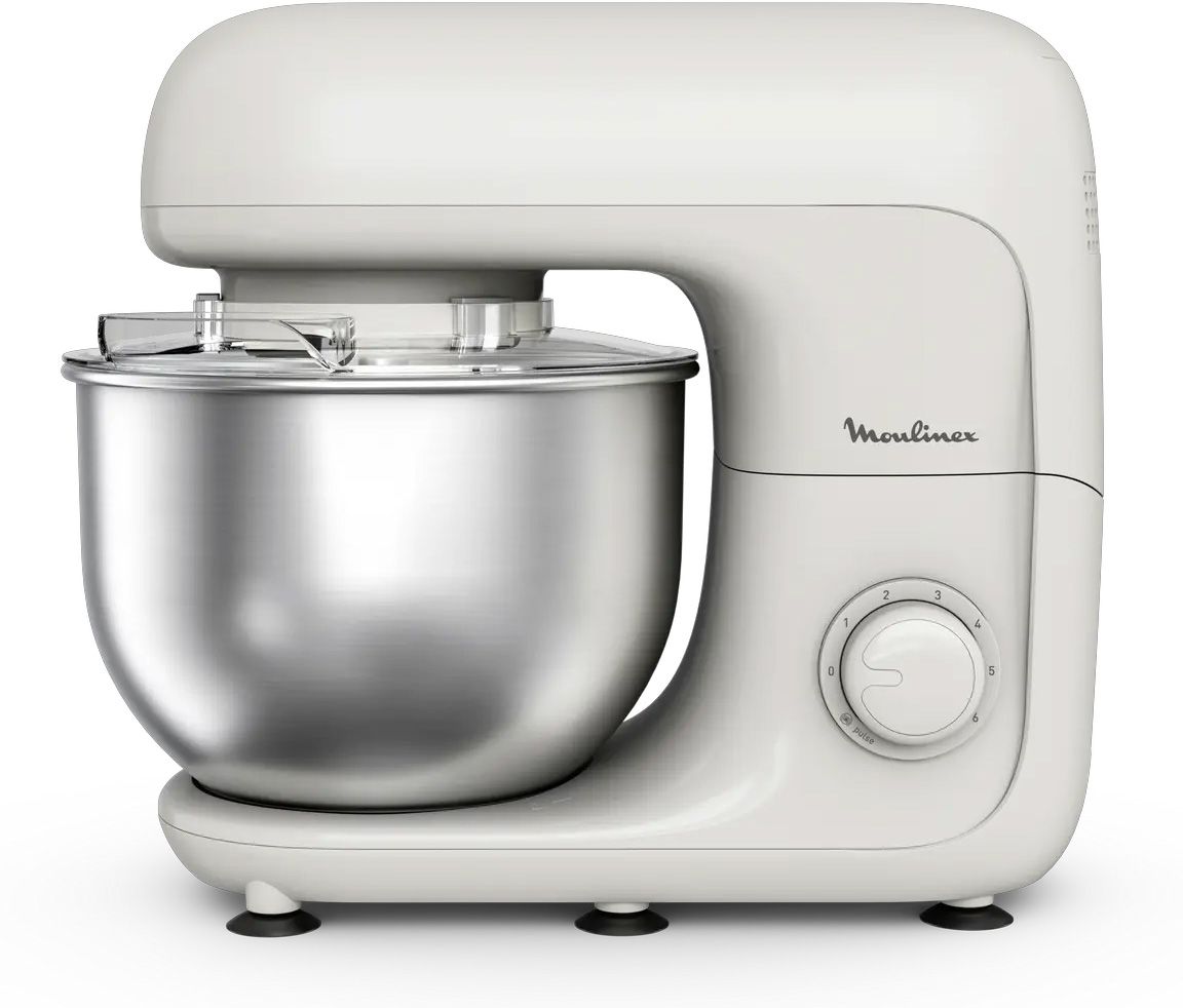 Robot pâtissier MOULINEX 4.8L 800W Ecru QA160110