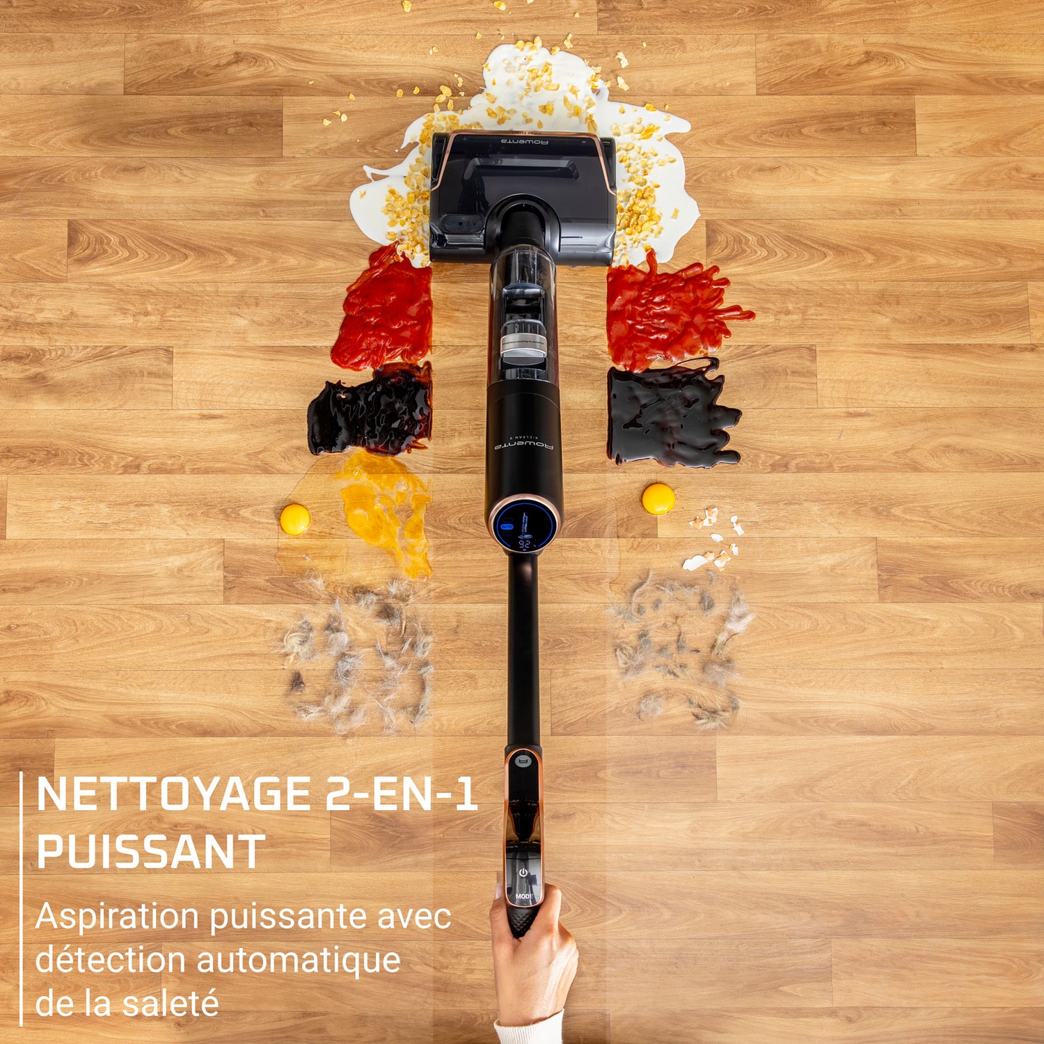 Aspirateur laveur ROWENTA X-Clean 7 250W Noir - GZ5736E0
