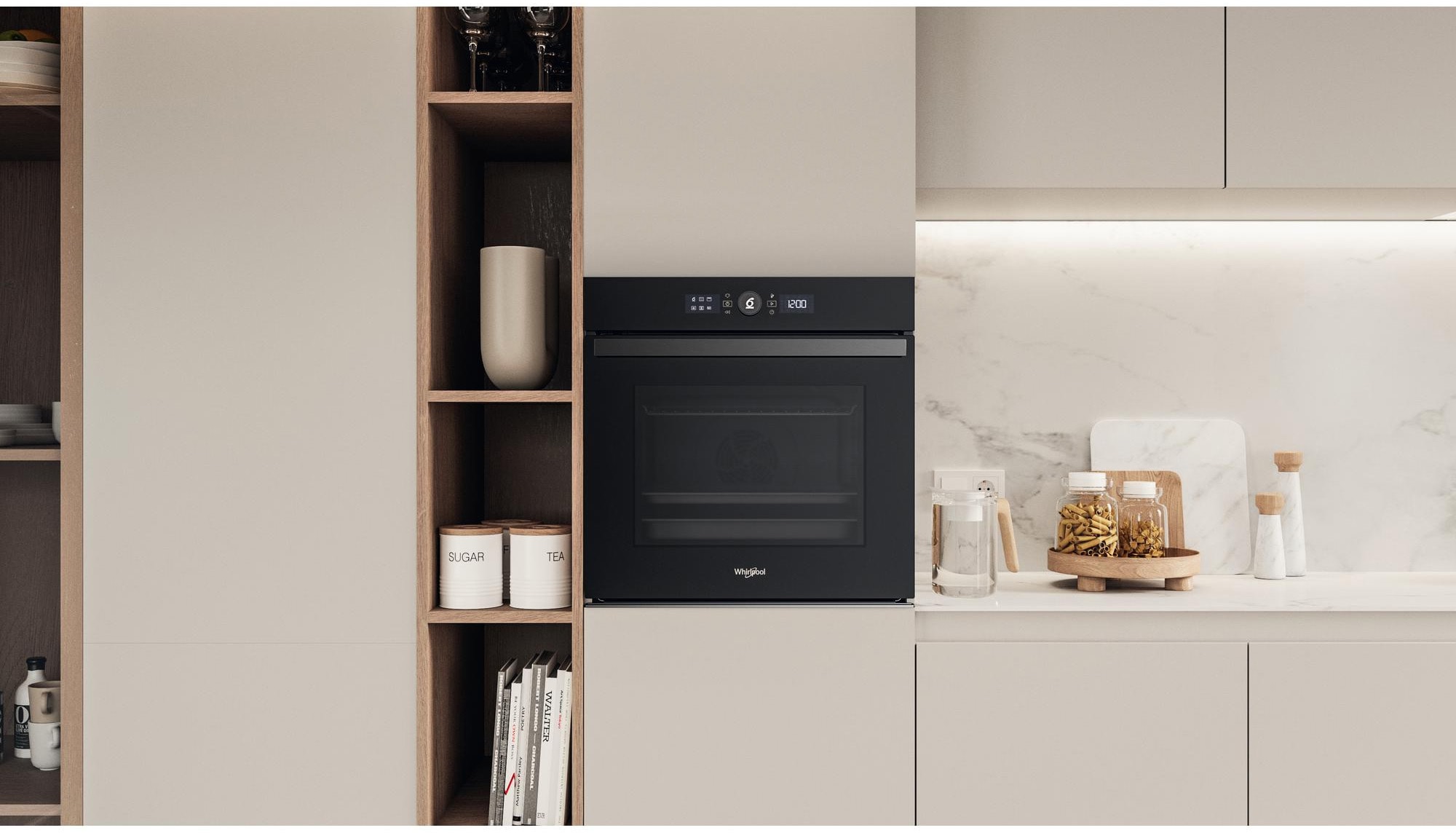 Four encastrable pyrolyse WHIRLPOOL Chaleur tournante ou pulsée, 73L, Noir - WOI4S8PM0SBAF Four encastrable pyrolyse WHIRLPOOL Chaleur tournante ou pulsée, 73L, Noir - WOI4S8PM0SBAF