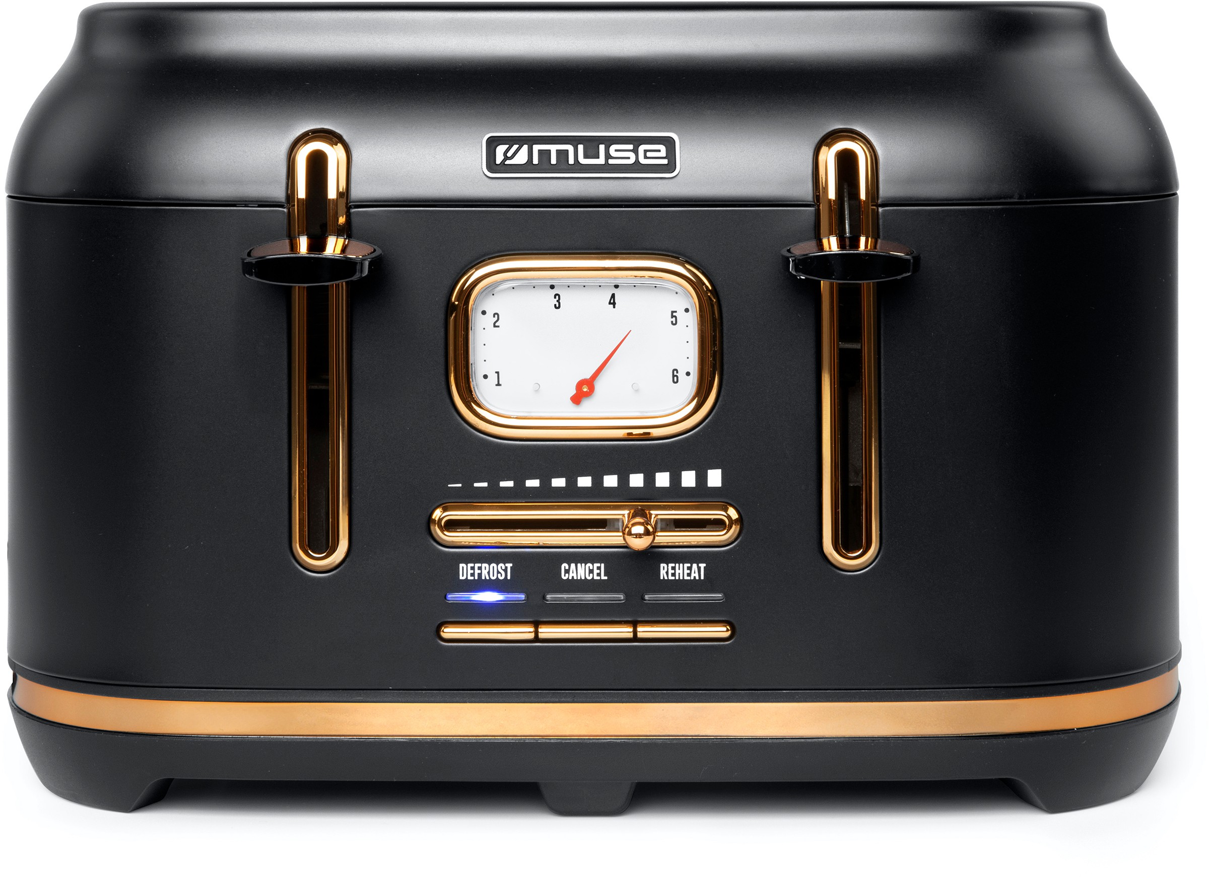 Grille pain MUSE 4 fentes 1800W - MS-131BC