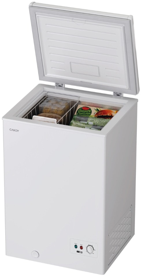 Congélateur coffre CANDY , Froid statique, 97L, Blanc - CCHH100E