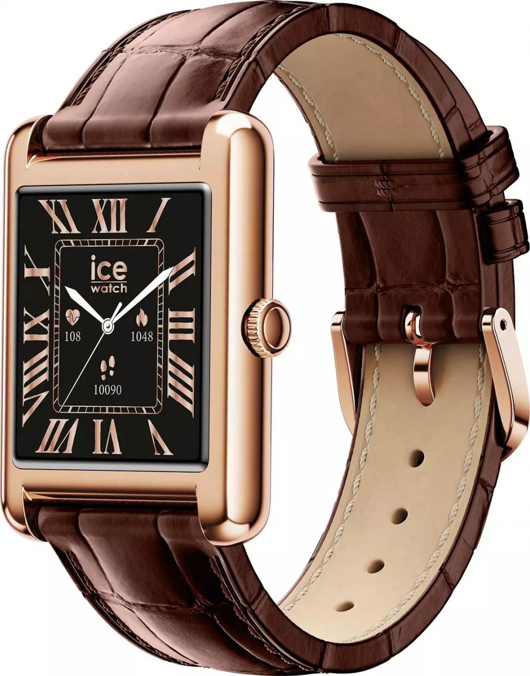Montre connectée ICE WATCH Ice Smart Tks 2.0 32mm Bluetooth Marron - SMARTTK2ROSEGBNCROCO