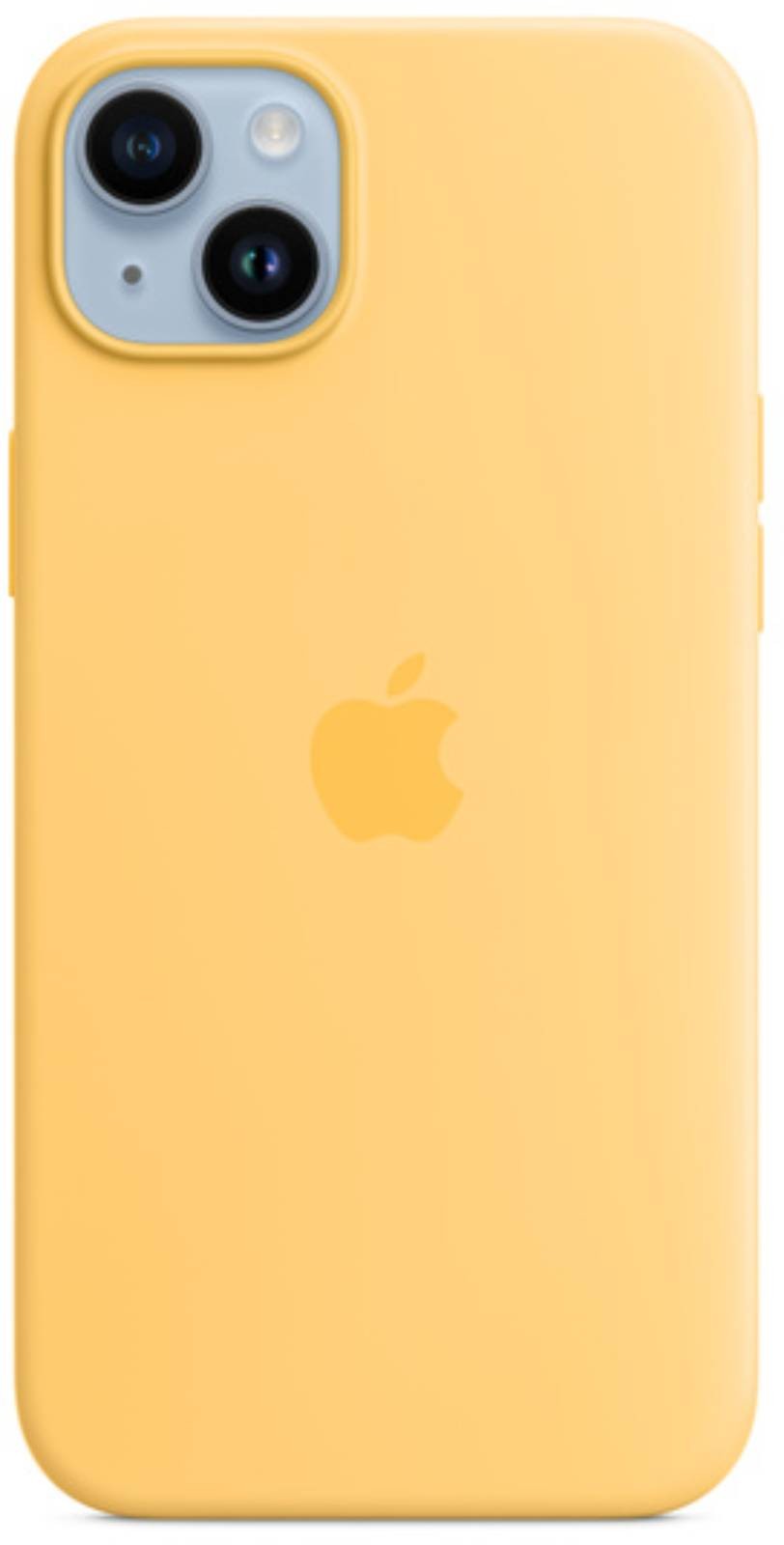 APPLE Etui 14 Plus silicone Jaune  MPTD3ZM/A