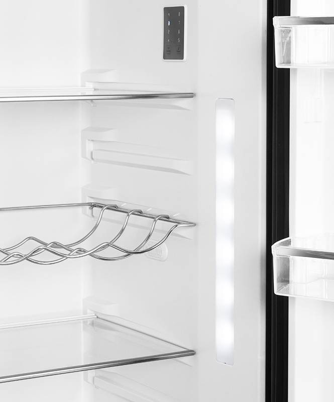 SCHNEIDER Réfrigérateur 1 porte Froid Brassé 330L Noir - SCODF335B